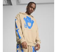PUMA Felpa con cappuccio da basket Ancient Roars da uomo, Abbigliamento, Light Sand, M M