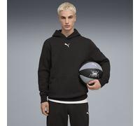 PUMA Felpa con cappuccio da basket teamJAWS Post Game da uomo, Accessori, Nero, XS XS