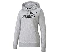 PUMA Ess Logo Hoodie FL, Sudor Women's, Grigio Chiaro, XL