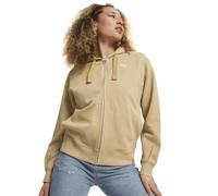 PUMA Her Full-Zip Felpa con Cappuccio TR Sudore, Dune Sabbia, S Donna
