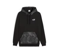 PUMA Felpa con cappuccio Essentials Camo da uomo Nero XL