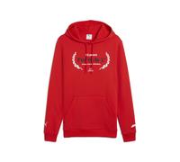 PUMA Felpa con cappuccio e logo F1® Essentials da uomo, Accessori, Rosso, XL XL