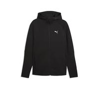 PUMA Felpa con Cappuccio e Zip Evostripe da Uomo XL, Black