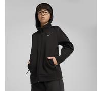 PUMA Felpa con cappuccio e zip integrale EVOSTRIPE per ragazzi, Abbigliamento, Nero, 7-8Y 7-8Y
