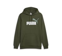 PUMA Felpa Con Cappuccio Ess+ 2 Col Big Logo Fl, Uomo, Mirtillo, S