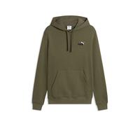 Puma Ess 2 Color Small No. 1 Felpa con Cappuccio Logo TR Loden Verde