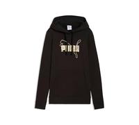 PUMA Felpa con Cappuccio Ess Logo Lab Metallic TR