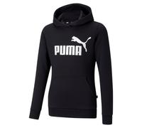 Puma Felpa con cappuccio Essential Logo Nera da Ragazza 140 cm Nero