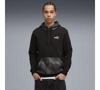 PUMA Felpa con cappuccio Essentials Camo da uomo,, Nero, L L