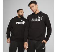 PUMA Felpa con cappuccio Essentials con logo N. 1 da uomo, Abbigliamento, Nero, XXL XXL