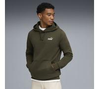 PUMA Felpa con cappuccio Essentials con logo piccolo N. 1 bicolore da uomo,, Dark Olive, XS XS
