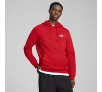 PUMA Felpa con cappuccio Essentials con logo piccolo N. 1 da uomo, Abbigliamento, Rosso, M M