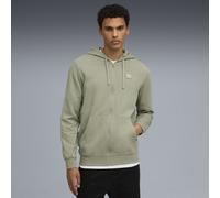 PUMA Felpa con cappuccio Essentials Elevated da uomo, Abbigliamento, Lux Army, XL XL