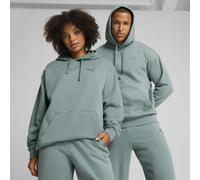PUMA Felpa con cappuccio Essentials Elevated unisex, Abbigliamento, Verde Moon, L L
