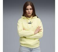 PUMA Felpa con cappuccio Essentials Nature 2.0 da donna, Abbigliamento, Giallo, S S
