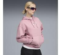 PUMA Felpa con cappuccio Essentials Nature 2.0 da donna, Abbigliamento, Rosa, L L