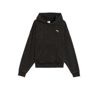 PUMA - Felpa con cappuccio grafica boxy lavata - - Sport - Uomo - Nero - M
