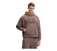 PUMA - Felpa con cappuccio grafica boxy - - Sport - Uomo - Marrone - L