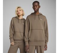 PUMA Felpa con cappuccio grafica PREMIUM ESS vestibilità comoda unisex, Abbigliamento, Totally Taupe, M M