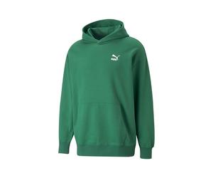 Puma Felpa Con Cappuccio Logo Piccolo Verde Uomo L