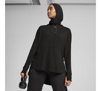PUMA Felpa con cappuccio MODEST da donna, Abbigliamento, Nero, M M