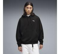 PUMA Felpa con cappuccio oversize Essentials da uomo, Abbigliamento, Nero, M M