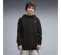 PUMA Felpa con cappuccio oversize Essentials per ragazzi, Abbigliamento, Nero, 11-12Y 11-12Y