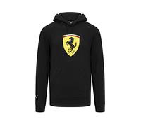 PUMA Felpa con Cappuccio Scuderia Ferrari Big Shield da Uomo M Black