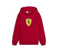 PUMA Felpa con cappuccio Scuderia Ferrari ColouRosso Shield per ragazzi, Accessori, 9-10Y 9-10Y