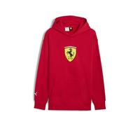 PUMA Felpa con Cappuccio Scuderia Ferrari HP Race Big Shield da Uomo M, Rosso Corsa Red