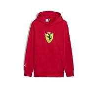 PUMA Felpa con cappuccio Scuderia Ferrari HP Race Big Shield da uomo, Motorsport, Rosso Corsa, XXL XXL