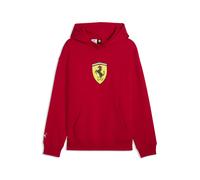 PUMA Felpa con Cappuccio Scuderia Ferrari Shield da Uomo XL, Rosso Corsa Red