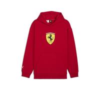 PUMA Felpa con cappuccio Scuderia Ferrari Sportswear Shield da uomo, Accessori, Rosso, XL XL