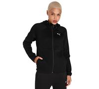 PUMA Felpa con Zip Integrale e Cappuccio EVOSTRIPE da Donna L Black (67308501)