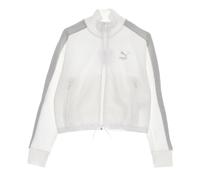 PUMA - Felpa Crop Turtleneck Bianca Track Jacket - - Sweatshirts & Hoodies - Donna - Bianco - S