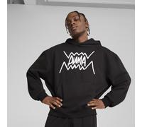 PUMA Felpa da basket con cappuccio Jaws Core da uomo, Abbigliamento, Nero, S S