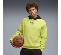 PUMA Felpa da basket con cappuccio Melo Alwayz On 1 da uomo, Abbigliamento, Lemon Sherbert, L L