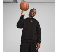 PUMA Felpa da basket con cappuccio Melo Alwayz On 1 da uomo, Abbigliamento, Nero, S S