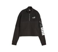 Puma Felpa da Donna Power Colorblock con Collo Alto
