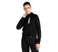 PUMA Felpa da Donna Allenati Tutto Il Giorno Full Zip Nero Taglia S
