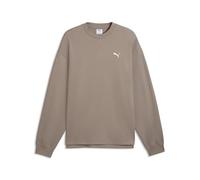 Puma Felpa da Uomo Ess Elevated Relaxed Material Crew (Confezione da 1)