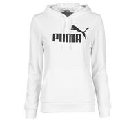 Puma Felpa ESS LOGO HOODY TR in Bianco US XL