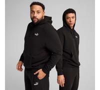 PUMA Felpa con cappuccio Essentials con logo piccolo N. 1 da uomo, Abbigliamento, Nero, XXL XXL