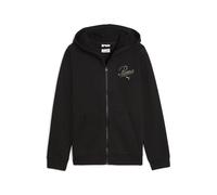 Puma Essential Script Jr - felpa con cappuccio - bambina Black 128