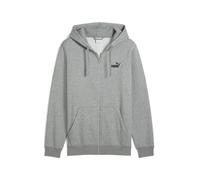 Puma Felpa Essential Logo N.1 Full-Zip Medium Grey Heather da Uomo XL Grigio