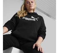 Puma Felpa Essentials+ Metallic Logo Black/Silver da Donna S Nero