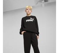 PUMA Felpa girocollo Essentials con logo No. 1 per ragazzi, Abbigliamento, Nero, 9-10Y 9-10Y