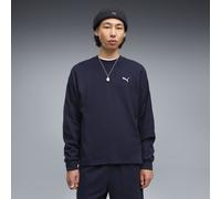 PUMA Felpa girocollo Essentials Elevated dal taglio morbido da uomo, Abbigliamento, Blu, XL XL