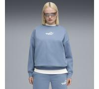 PUMA Felpa girocollo oversize Essentials Nature 2.0 da donna, Abbigliamento, Blu, M M