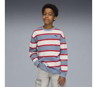 PUMA Felpa girocollo Wardrobe Essentials Go Together dal taglio morbido per ragazzi, Abbigliamento, Blu, 15-16Y 15-16Y